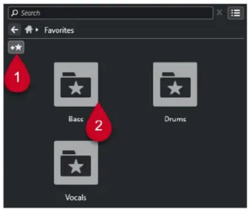 STEINBERG Cubase AI 13 - Page Favoris - 1