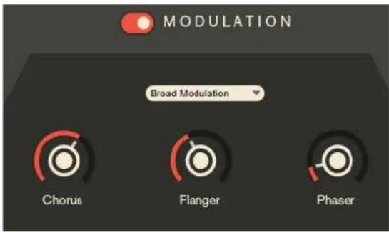 MODULATION Broad Modulation Chorus Flanger Phaser