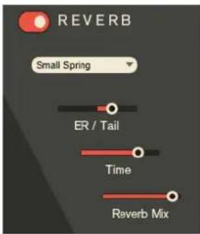 REVERB Small Spring ER / Tail Time Reverb Mix
