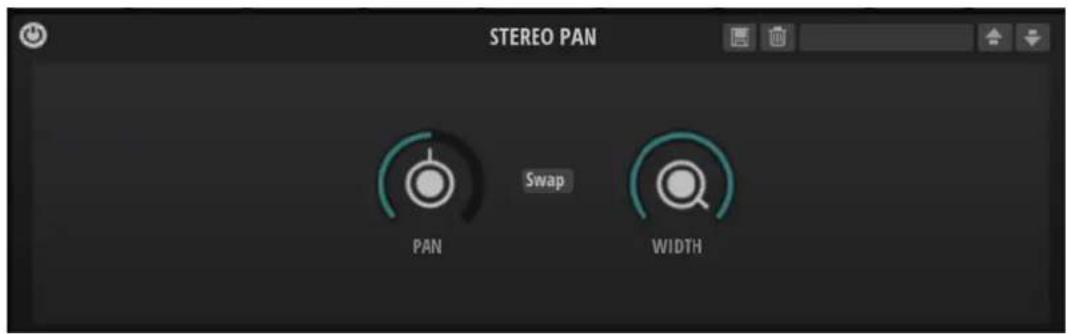 STEREO PAN PAN Swap WIDTH