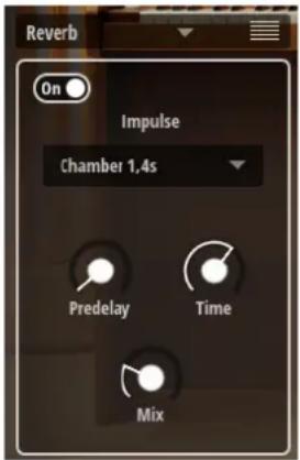 Reverb On Impulse Chamber 1,4s Predelay Time Mix