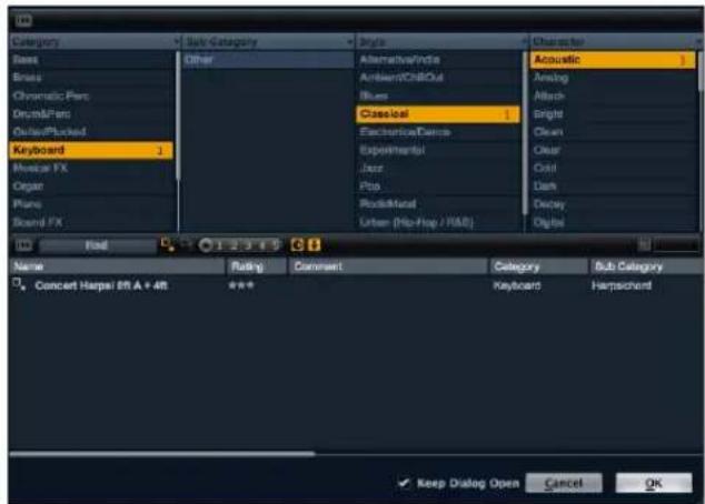 STEINBERG HALion Sonic 1 - Load page - MediaBay - 1