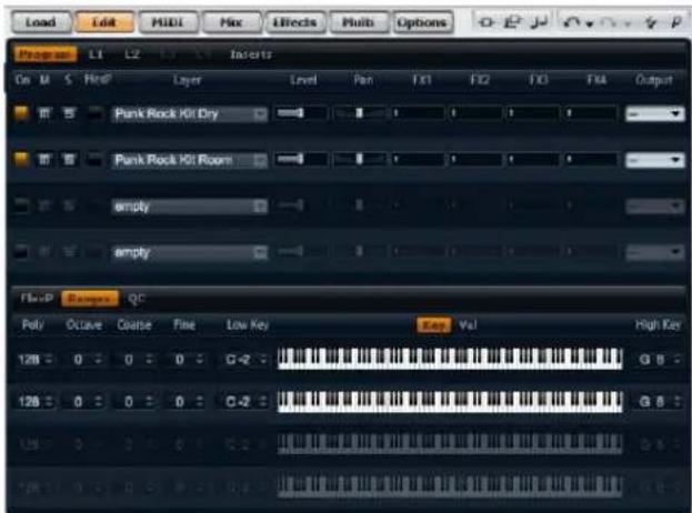 STEINBERG HALion Sonic 1 - Program page - 1
