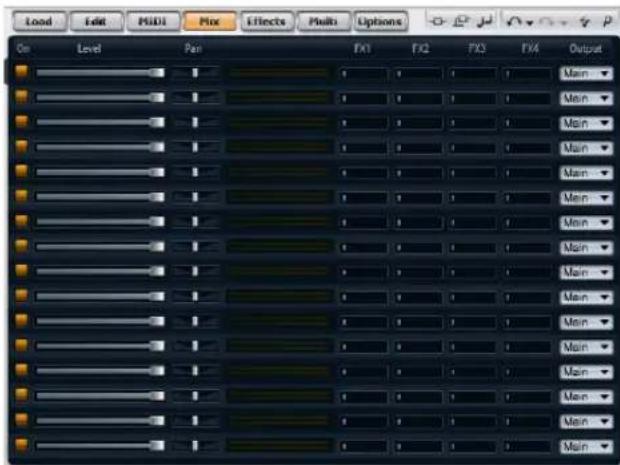 STEINBERG HALion Sonic 1 - Mix page - 1
