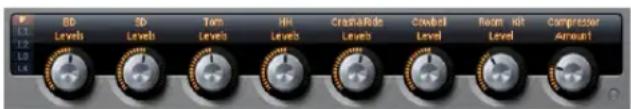 STEINBERG HALion Sonic 1 - Quick controls 1-8 - 1