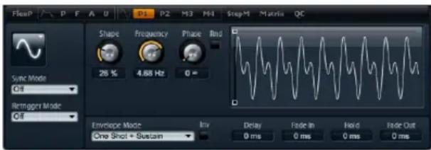 STEINBERG HALion Sonic 1 - To access the LFOs: - 1