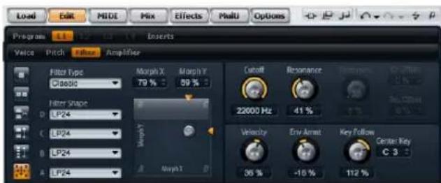 STEINBERG HALion Sonic 1 - Page Filter - 1