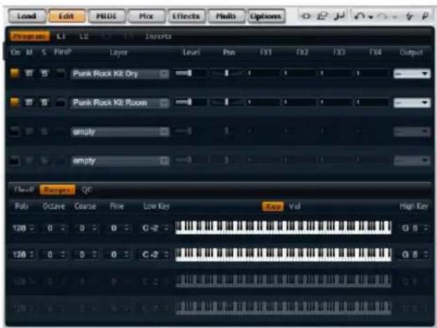 STEINBERG HALion Sonic 1 - Programme bearbeiten - 1
