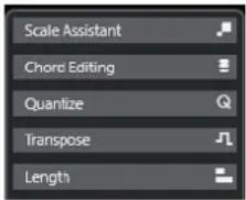 STEINBERG Cubase Elements 13 - Inspecteur de l'Éditeur clavier - 1