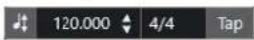 STEINBERG Cubase Elements 13 - • Mode de tempo fixe - 1