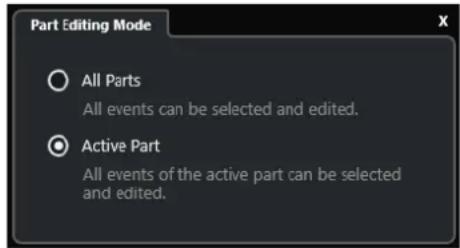 STEINBERG Cubase Elements 13 - Panneau Mode d'édition des conteneurs - 1