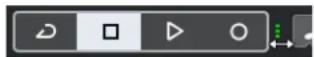 STEINBERG Cubase Elements 13 - Barre de transport - 1