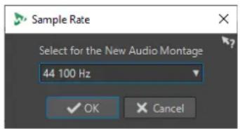 STEINBERG WaveLab Cast 2 - Propriétés des montages audio - 1
