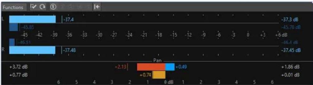 STEINBERG WaveLab Cast 2 - Vumètre de niveau - 1