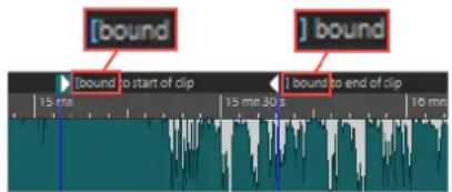 STEINBERG WaveLab Cast 2 - Liaison de clips au montage audio - 1