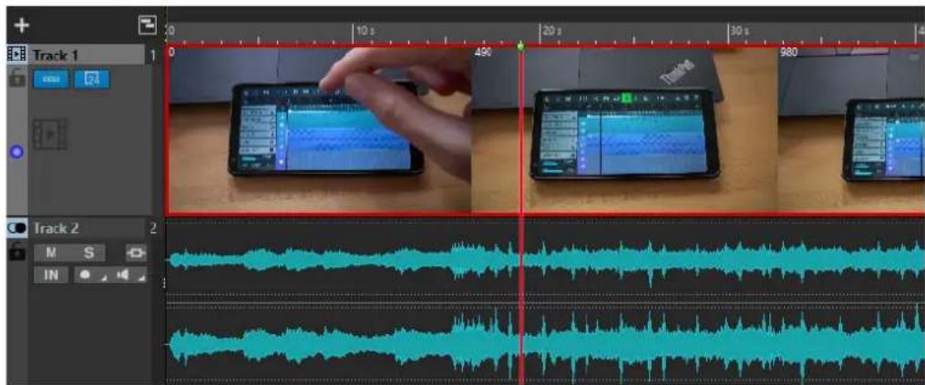 STEINBERG WaveLab Elements 12 - Piste vidéo - 1