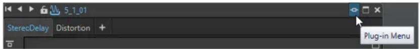 5_1_01 SterecDelay Distortion + Plug-in Menu