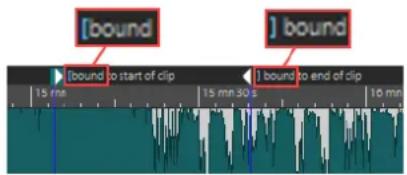 STEINBERG WaveLab Elements 12 - Liaison de clips au montage audio - 1