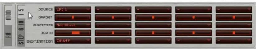 STEINBERG Padshop 1 - The Modulation Matrix - 1
