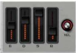STEINBERG Padshop 1 - Faders de envolvente y control de velocidad (Velocity) - 1