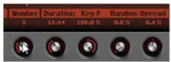Number Duration Key F Random Spread 0 10.44 100.0 % 0.0 % 0.0 %