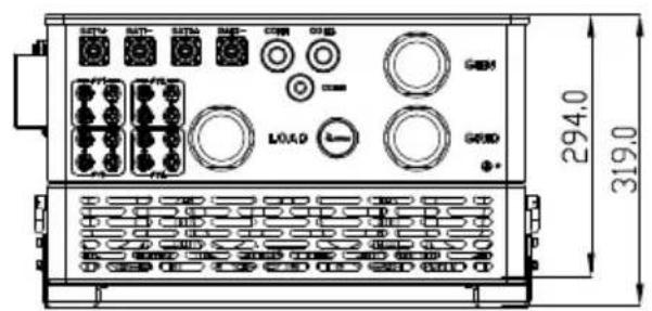 Deye SUN-40K-SG01HP3-EU-BM4 - Taille du produit - 2