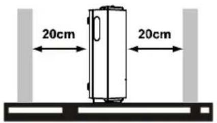 PowerWalker VFD 600 - Aufstellung und Umgebungsbedingungen bei Lagerung - 1