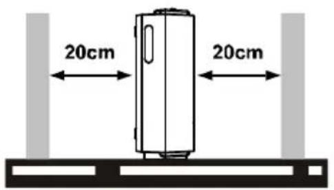 PowerWalker VFD 600 - I: Умови встановлення та зберігання - 1