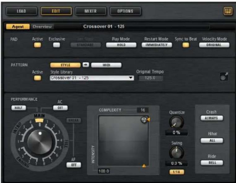 STEINBERG Groove Agent 4 - Édition des patterns - 1