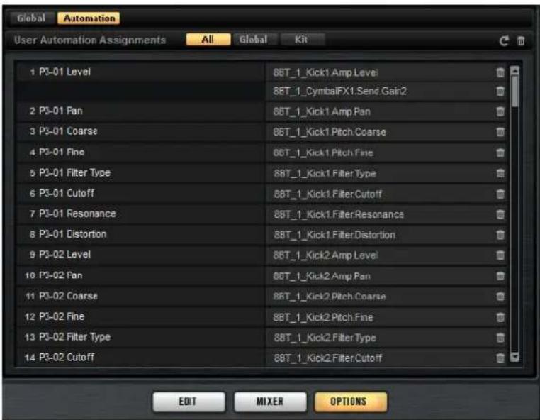 STEINBERG Groove Agent 4 - Automation-Seite - 1