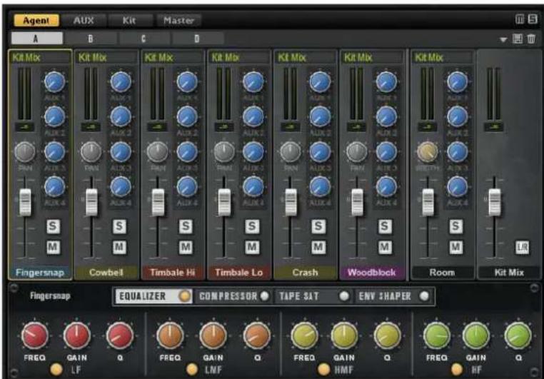 STEINBERG Groove Agent 4 - Présentation de la console de mixage Agent - 1