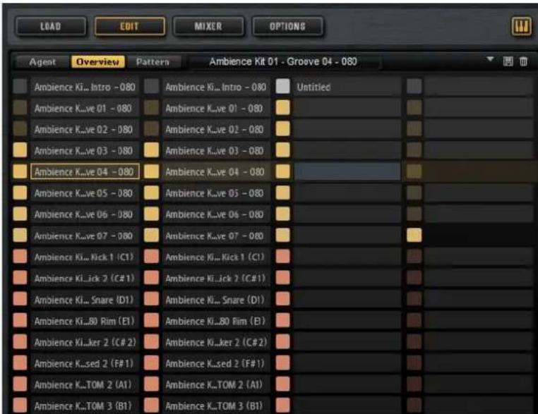 STEINBERG Groove Agent 4 - Overview-Registerkarte - 1
