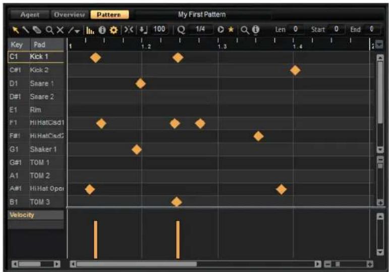 STEINBERG Groove Agent 4 - Éditeur Pattern - 1