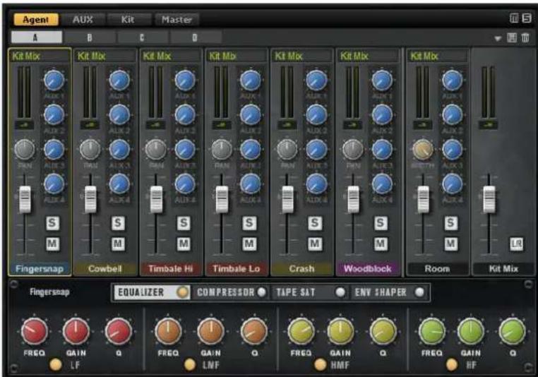STEINBERG Groove Agent 4 - Agent Mixer - Überblick - 1