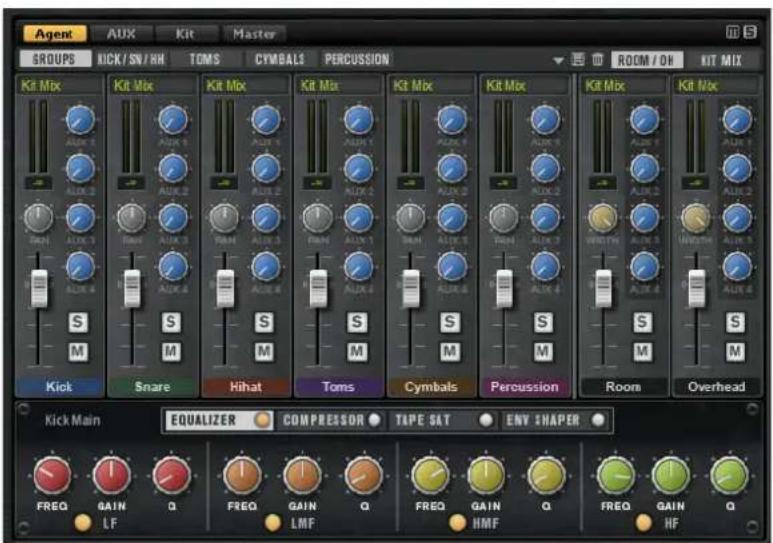 STEINBERG Groove Agent 4 - Agent Mixer Overview - 1