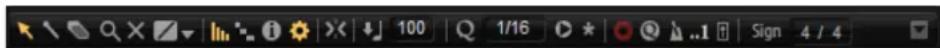 STEINBERG Groove Agent 4 - Toolbar - 1