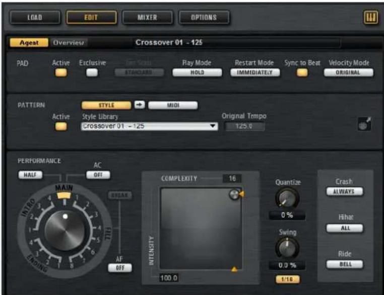 STEINBERG Groove Agent 4 - Pattern-Bearbeitung - 1
