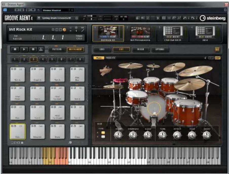 STEINBERG Groove Agent 4 - Window Overview - 1