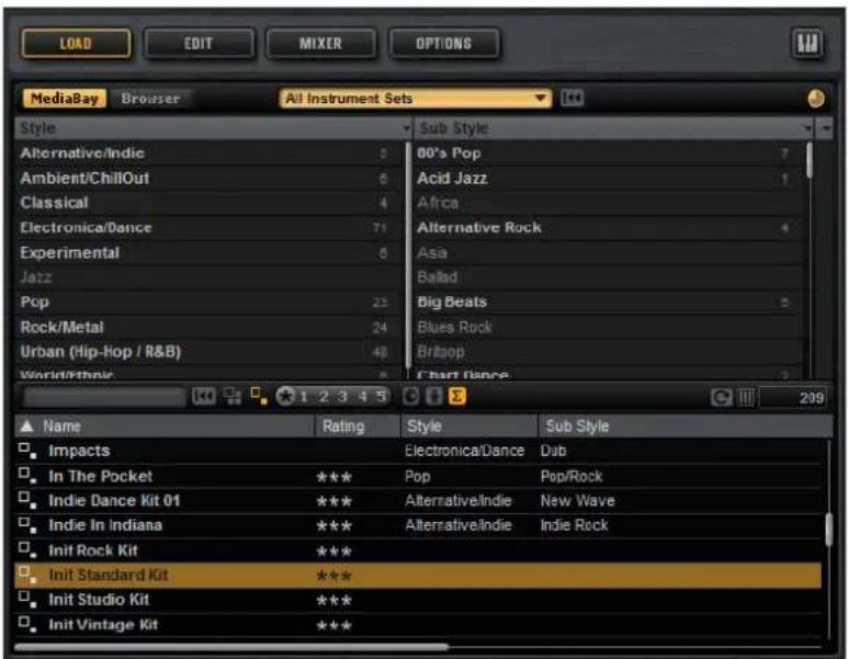 STEINBERG Groove Agent 4 - Managing Files via the MediaBay - 1