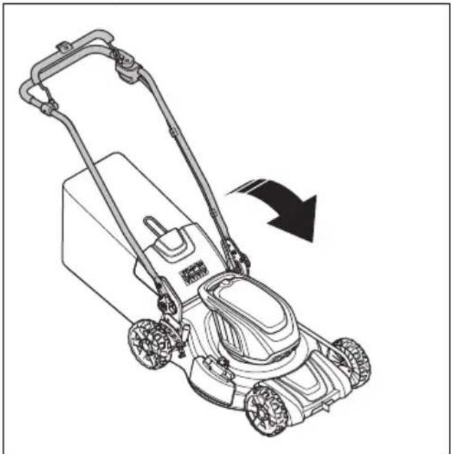 HUSQVARNA LC 251i - Sådan sættes produktet i transportposition - 2