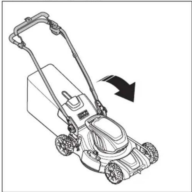 HUSQVARNA LC 251i - Сложите рукоятку вперед. - 1