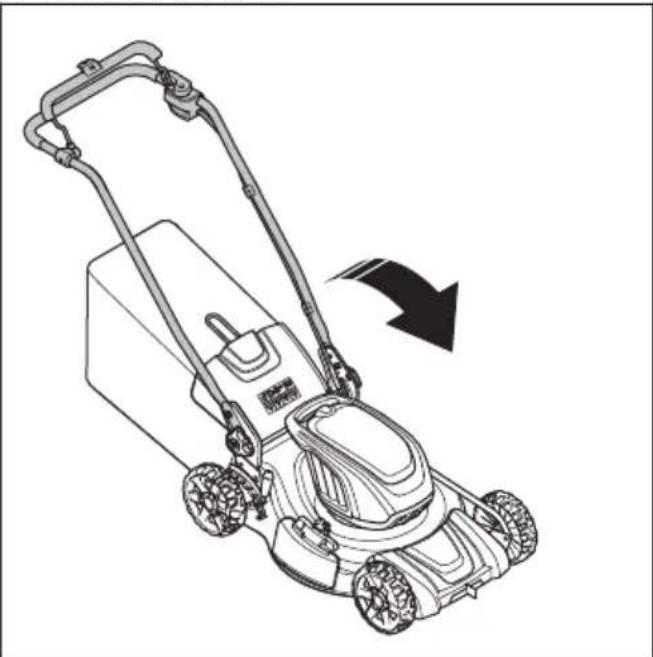 HUSQVARNA LC 251i - Laitteen asettaminen kuljetusasentoon - 2