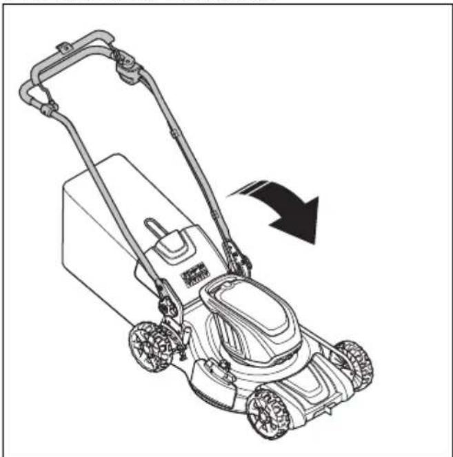 HUSQVARNA LC 251i - Ajuste del producto en la posición de transporte - 2