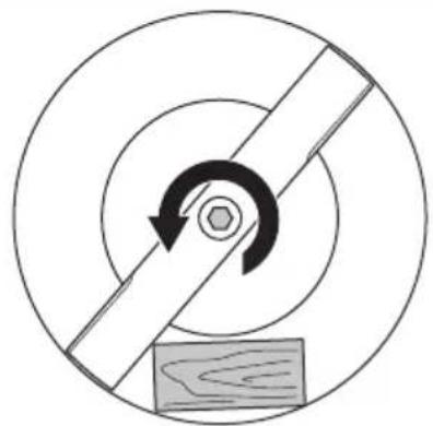HUSQVARNA LC 251i - To replace the blade - 2