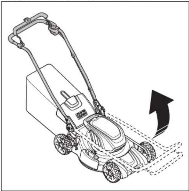 HUSQVARNA LC 251i - A termék működési pozícióba állítása - 1
