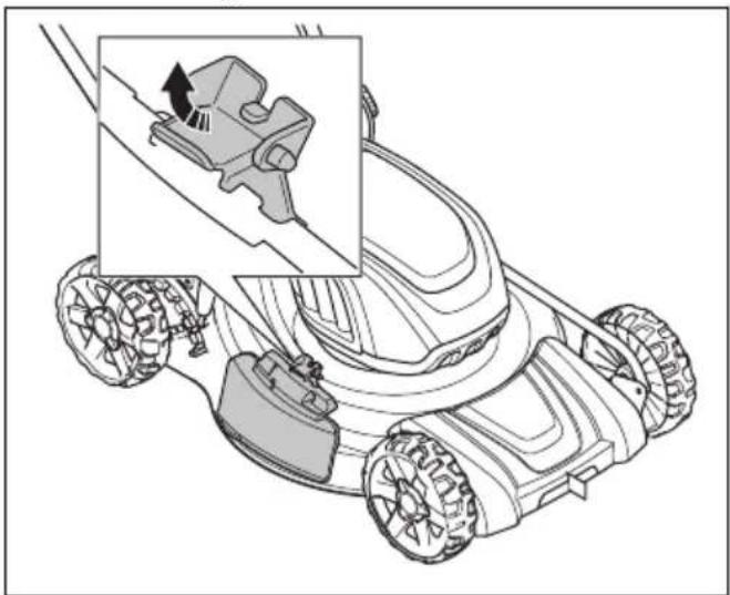 HUSQVARNA LC 251i - To change the product to side discharge mode - 1