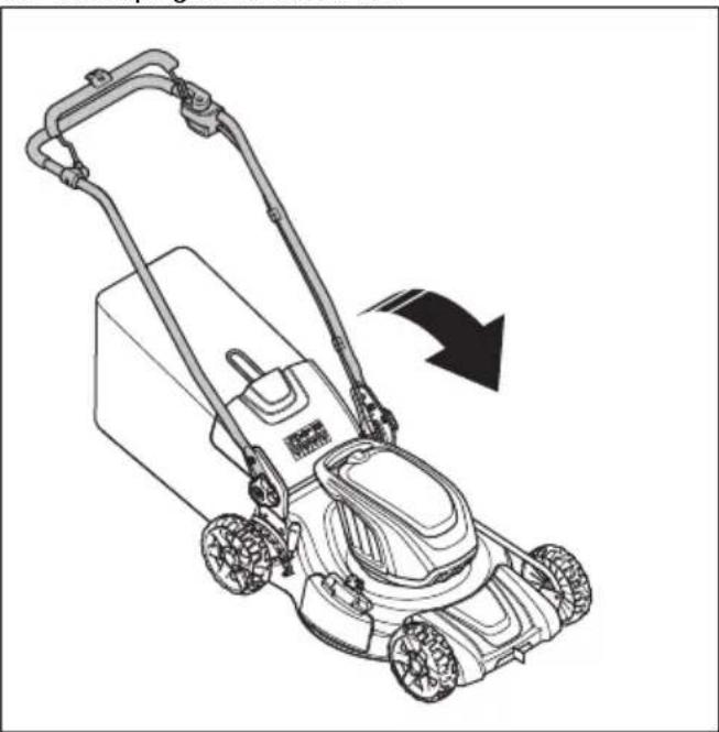 HUSQVARNA LC 251i - Pour régler le produit en position de transport - 2