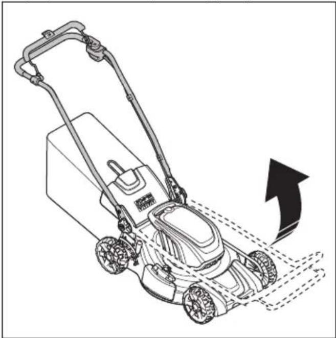 HUSQVARNA LC 251i - Nastavenie výrobku do prevádzkovej polohy - 1