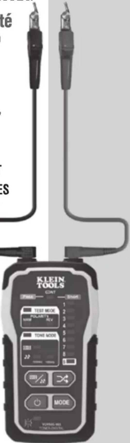 Klein Tools VDV500-163 - Générateur de tonalité numérique Toner-Pro - 1