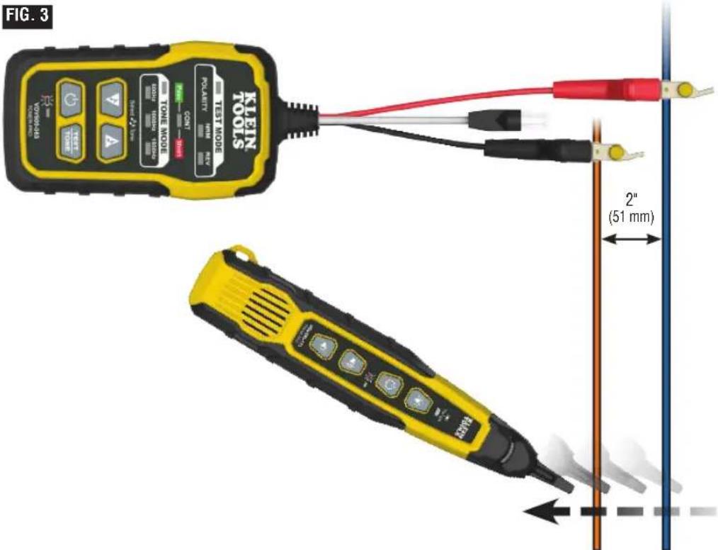 Klein Tools VDV500-123 - TRACING NON-PAIRED WIRES (FIG. 3) - 1